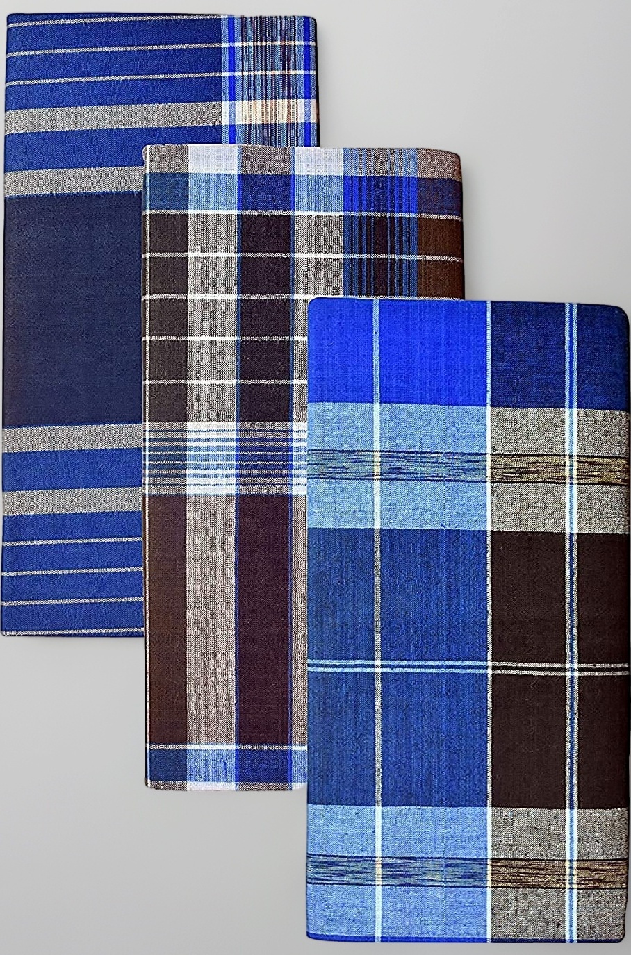 V STITCHED LUNGIES Cotton Lungis for Men,(Multi Colour)||Assorted Checks or Colors_2 Meter