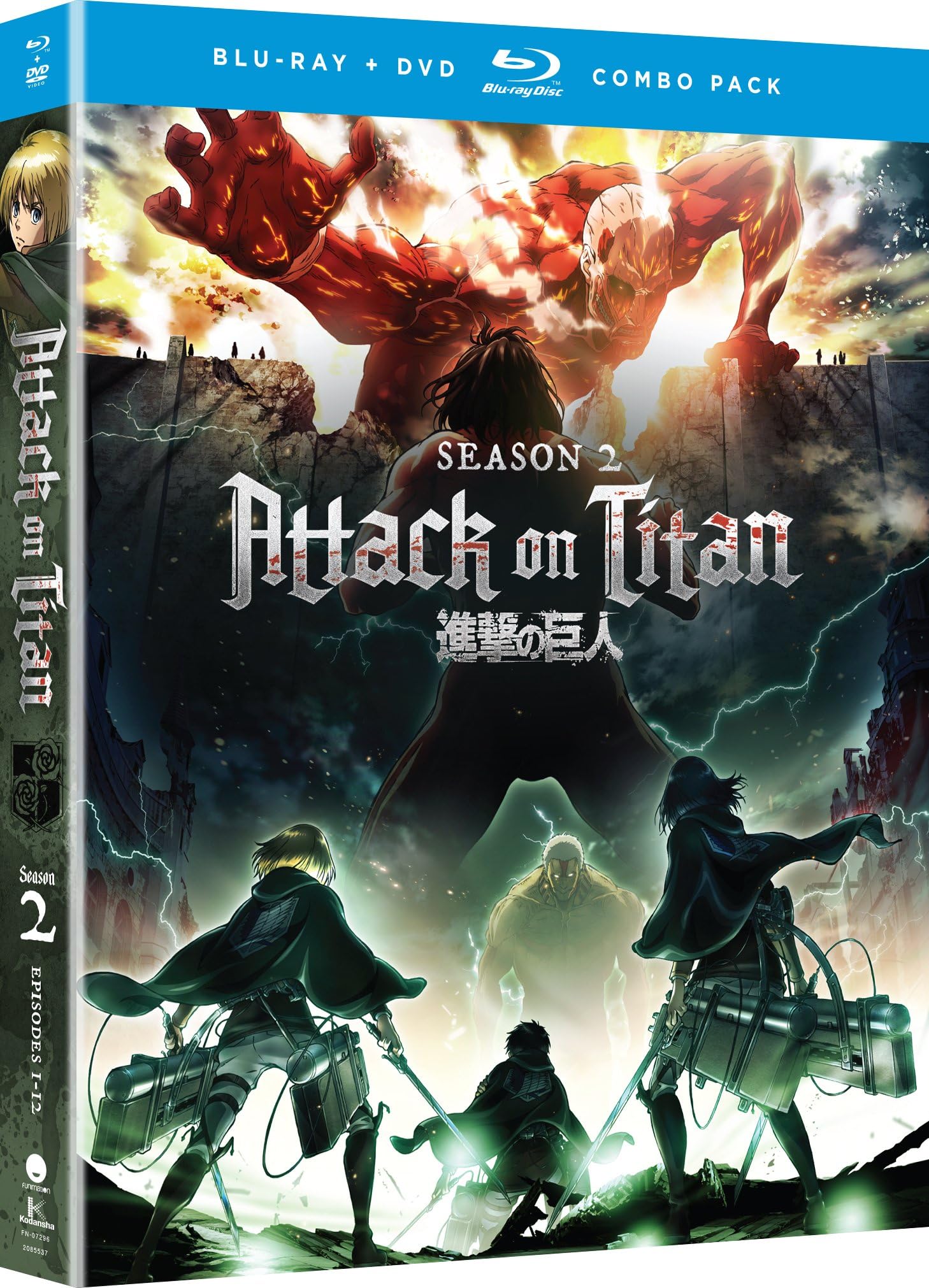 Attack on Titan Season 2 (Blu-ray+DVD)