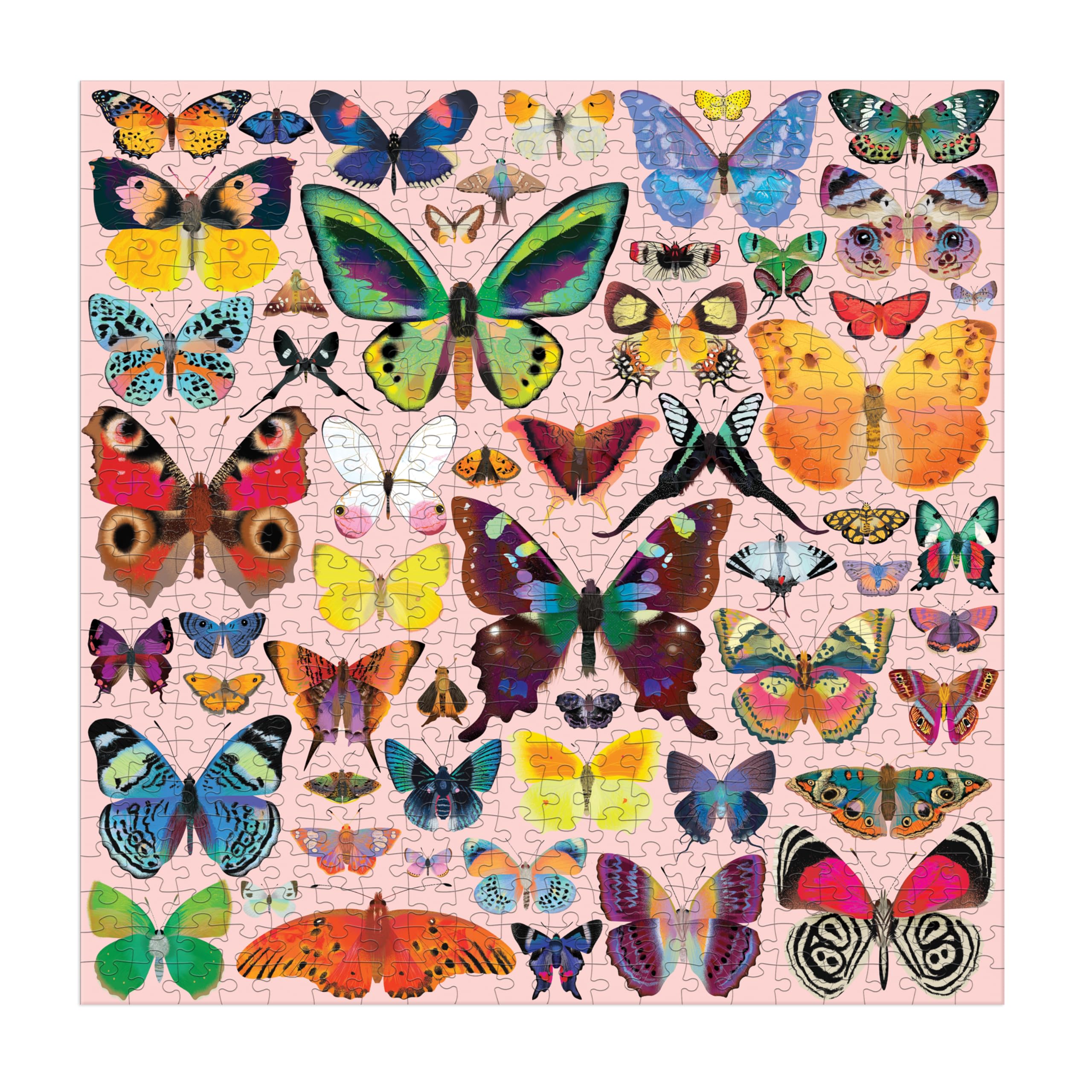 Mudpuppy Brilliant Butterflies - 500 Piece Family Jigsaw Puzzle with Colorful and Fun Illustrations of Beautiful Butterflies for Children Ages 8 and Up - Image 5