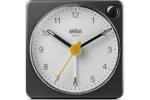 Braun BC02XBW Classic Travel Alarm Clock