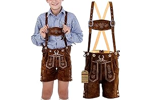BAVARIA TRACHTEN Authentic Genuine Leather Lederhosen for Kids