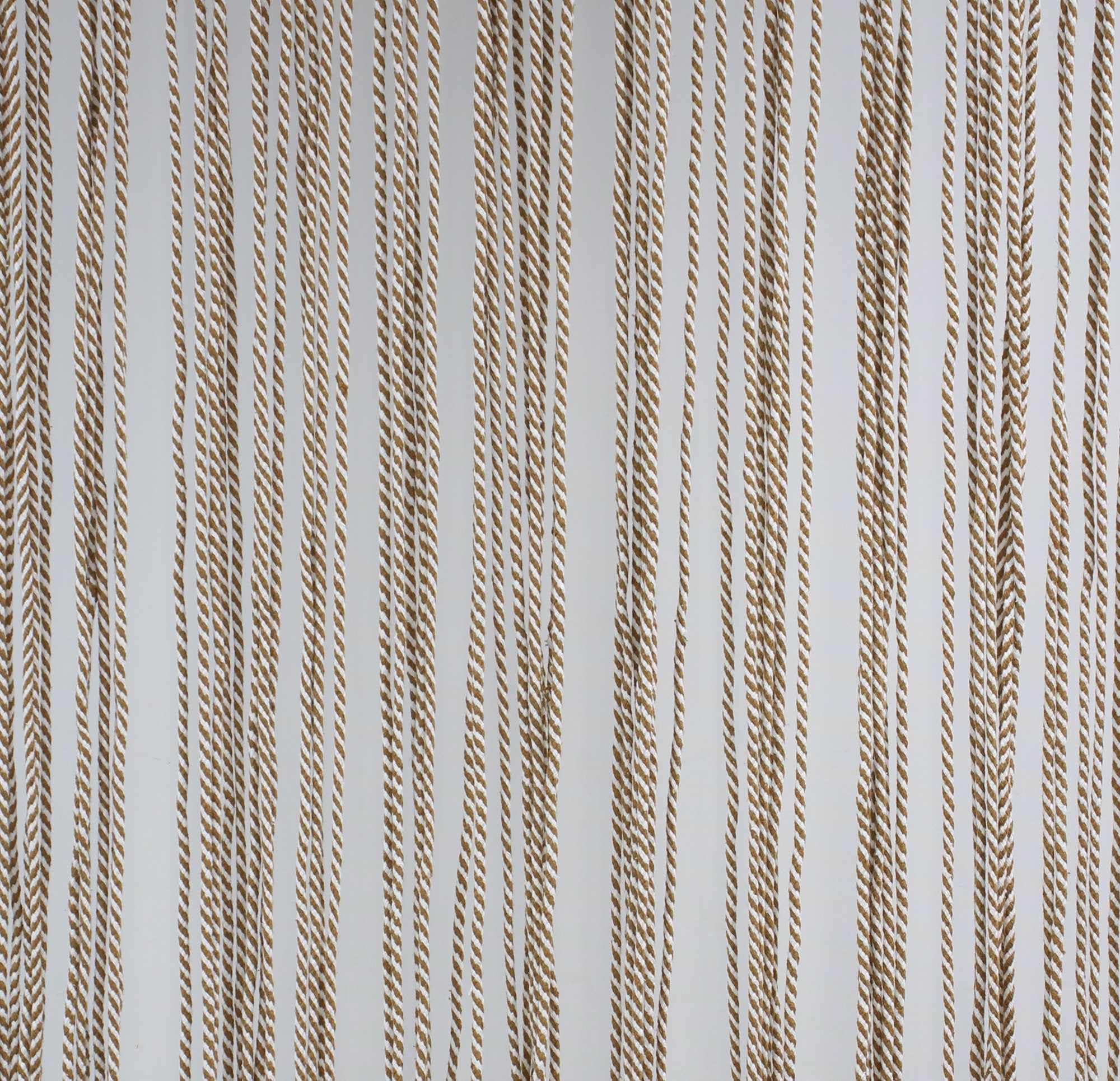 FRANK FLECHTWAREN Türvorhang Rope, 85% Coton, 15% Polyester, Polycotton, PVC-Leiste Maße: GH 200 cm, Breite 90 cm