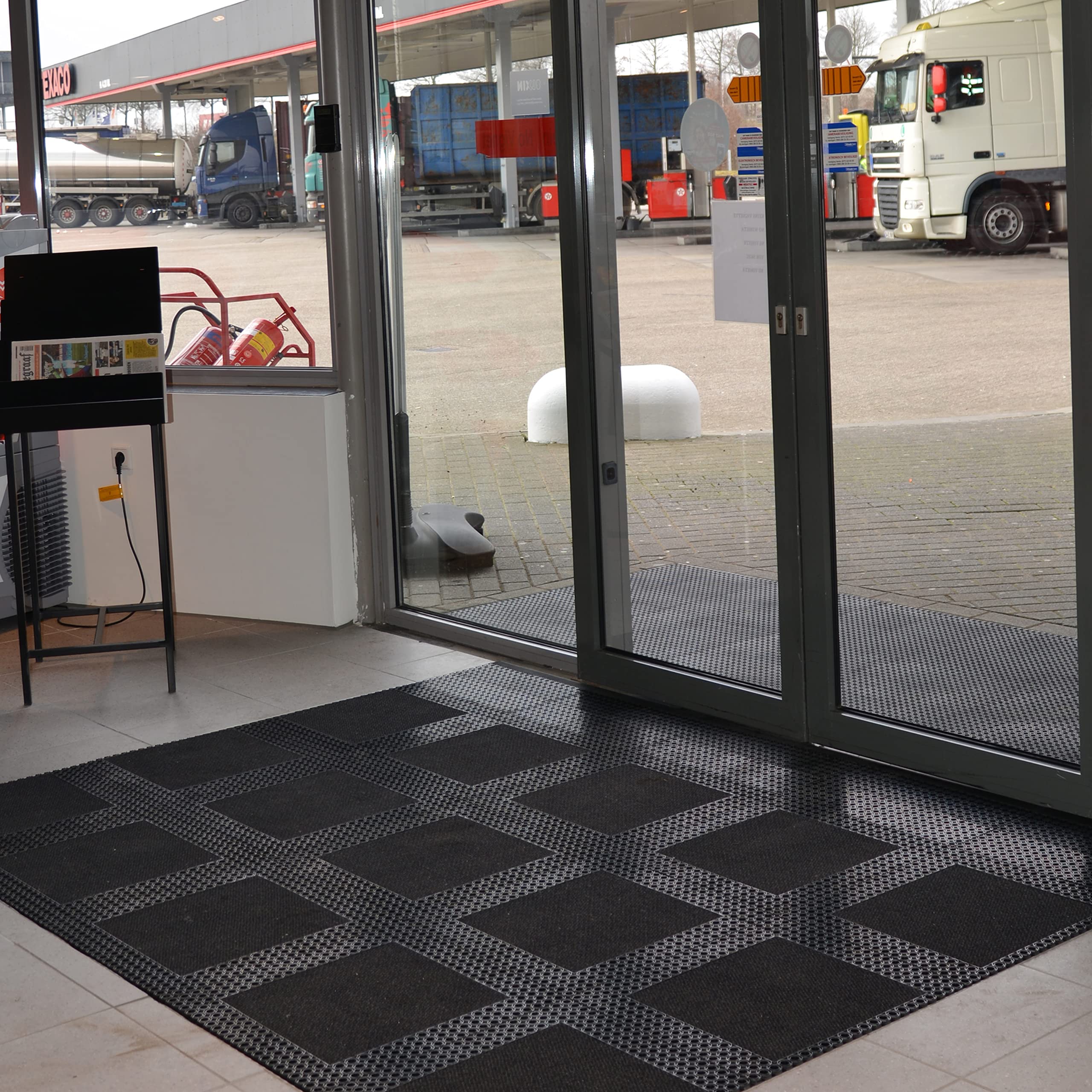 Notrax Blanco Master Flex Alfombra, 50 X 50 Cm