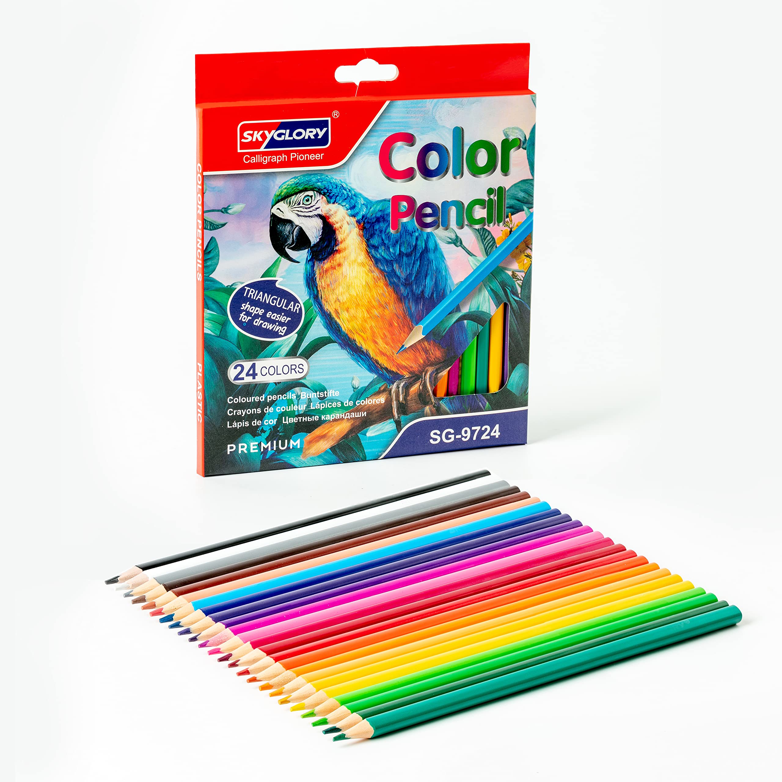 Amazon | 色鉛筆 24色 油性色鉛筆 カラーペンセット 大人の塗り絵 