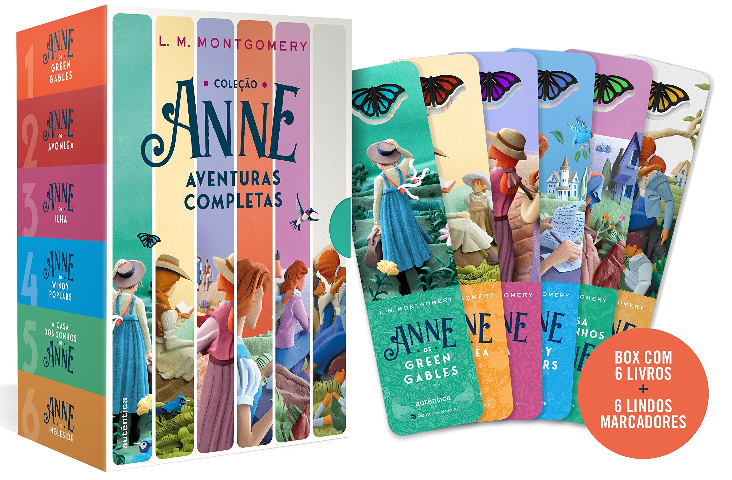 Coleção Anne de Green Gables em 6 volumes – Aventuras Completas