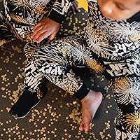 Vista 203 de Burt's Bees Baby - Pijama de una pieza para bebé, mameluco para dormir y jugar, algodón 100% orgánico, cremallera frontal Guitarra acústica.