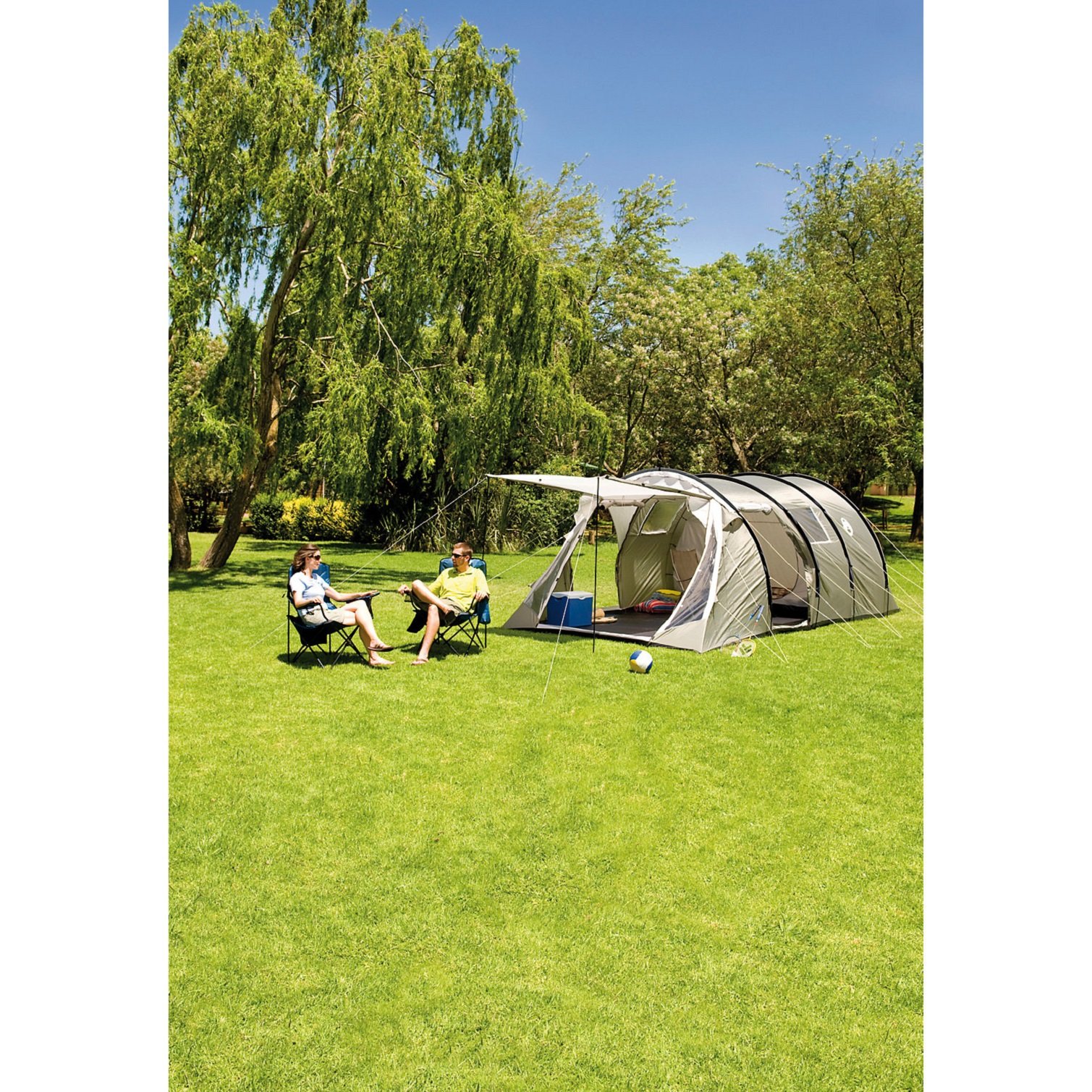 Coleman Coastline Deluxe Tent, Six Person Sports & Outdoors