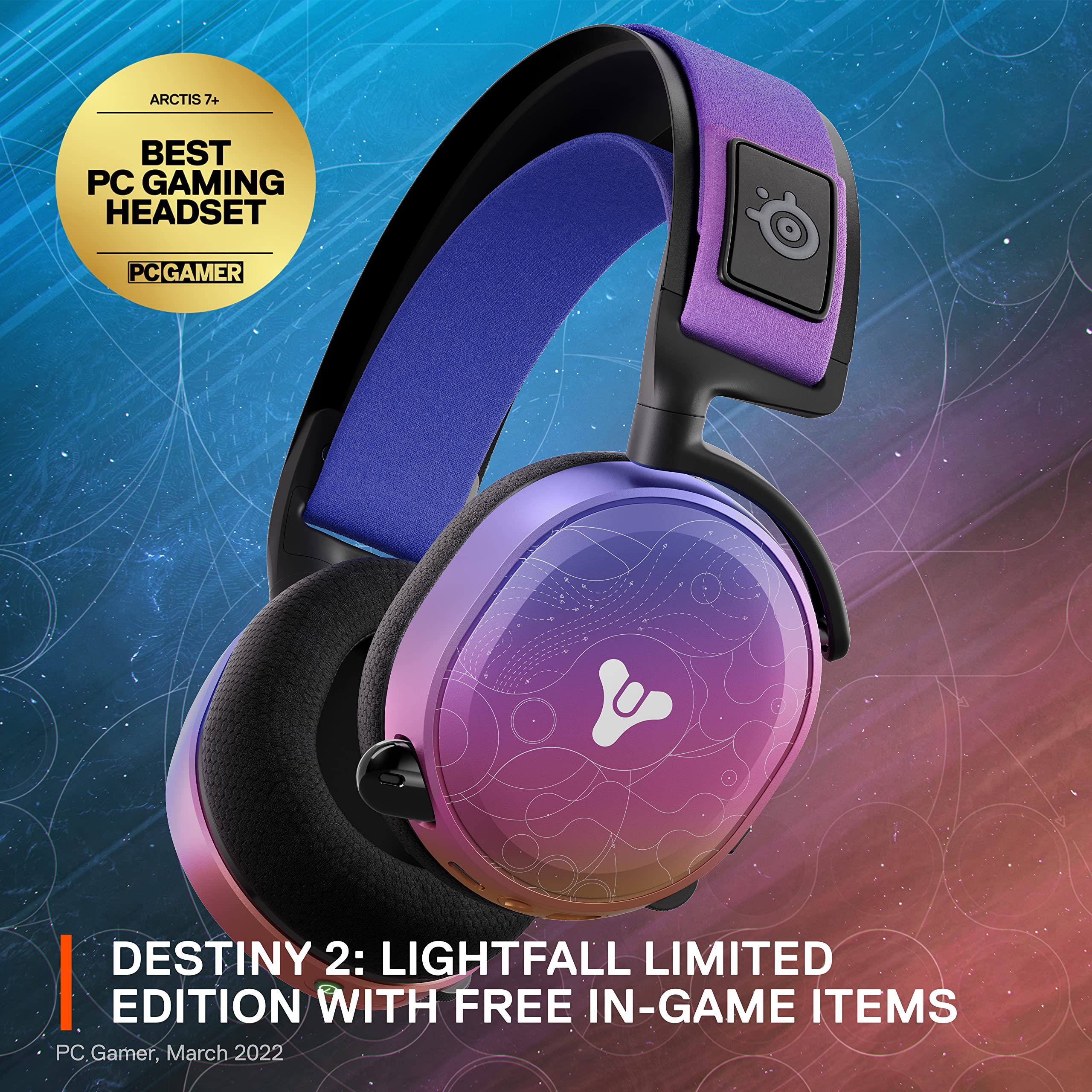 SteelSeries Arctis 7+ Wireless Gaming Headset – Destiny 2