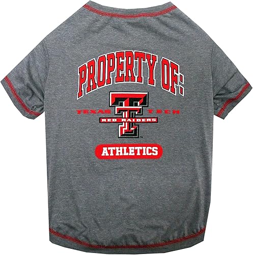 Miniatura 67 de NCAA Camiseta de manga corta para perros y gatos, camiseta deportiva duradera, 5 tamaños disponibles en más de 50 equipos escolares – Traje