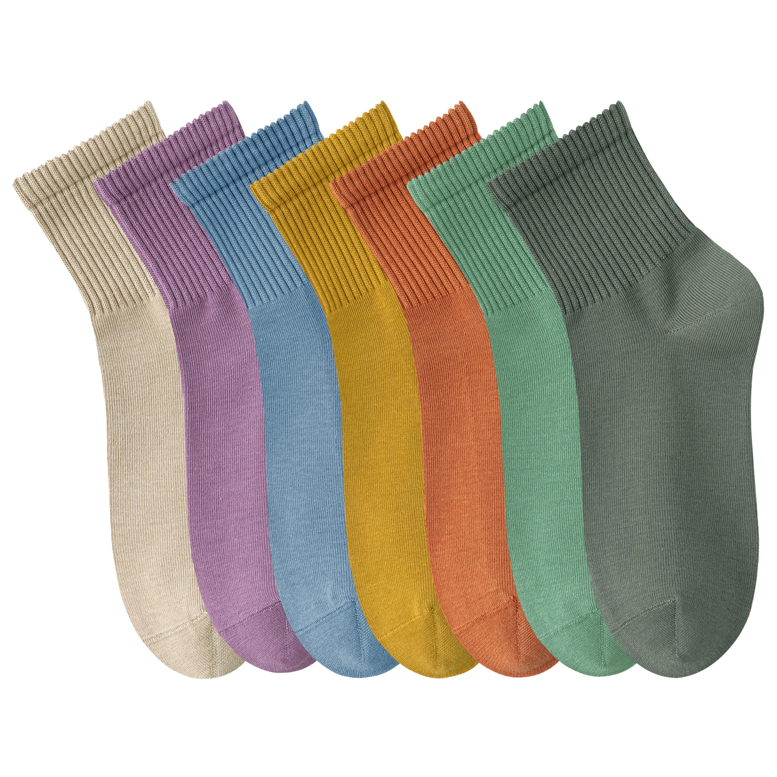 Women's Cotton Quarter Crew Socks