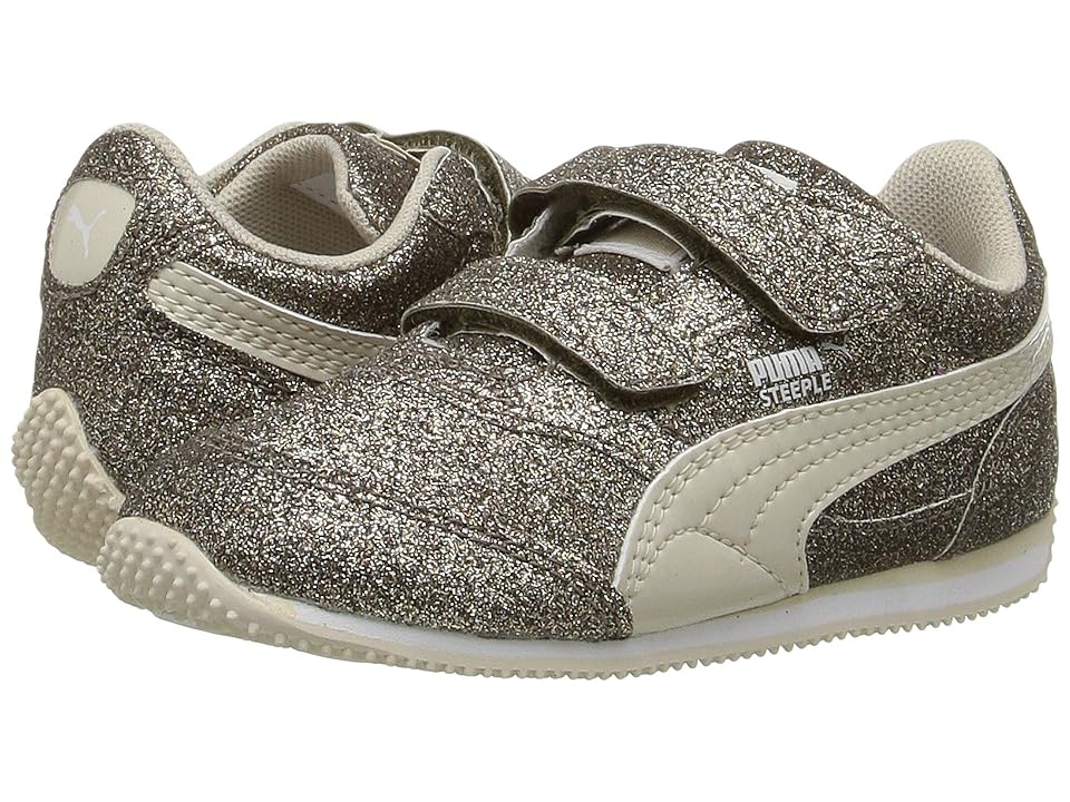 

Puma Kids Steeple Glitz Glam V Inf (Toddler) (Silver Gold/Dogwood) Girls Shoes