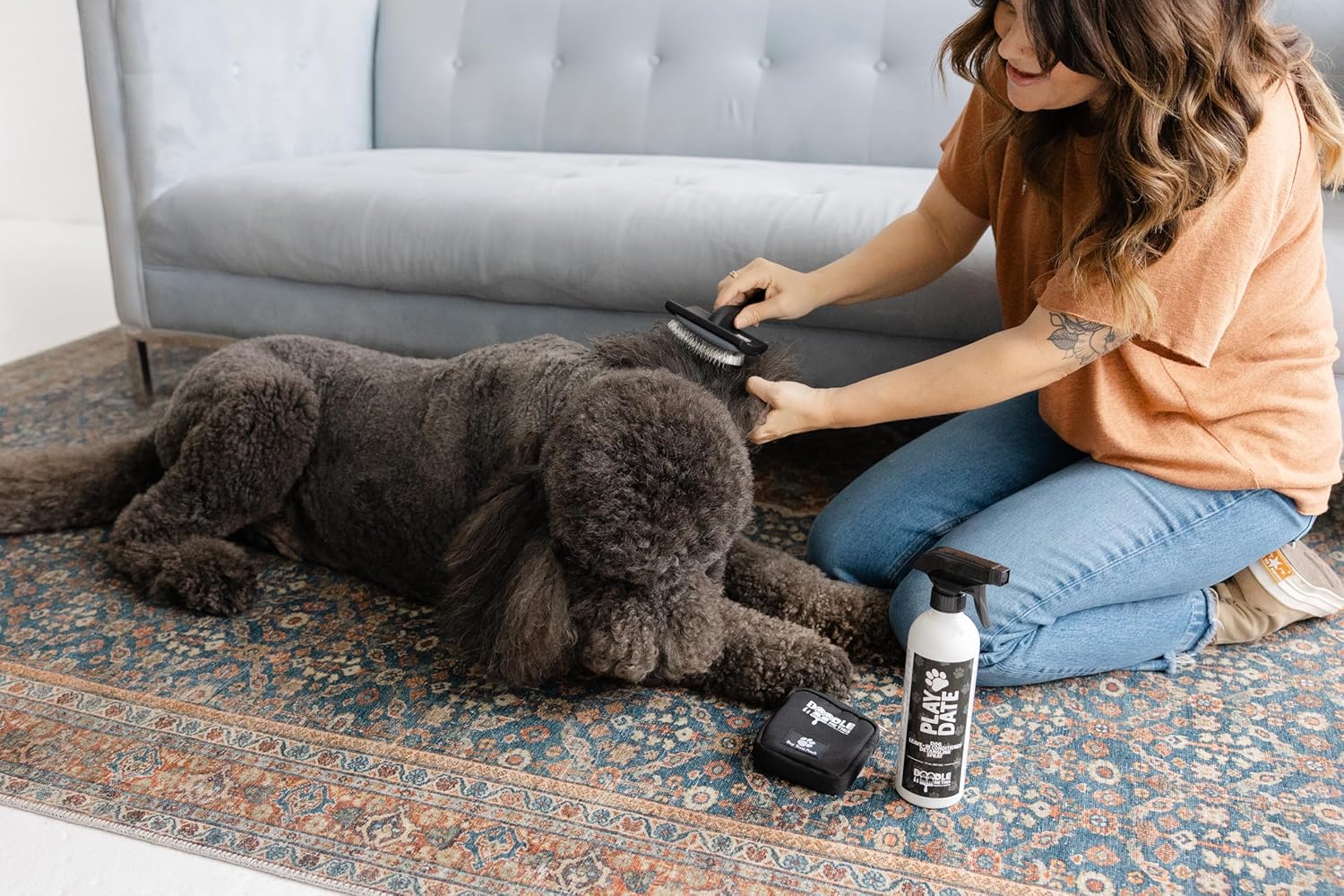 Slicker Brush and Leave-in Conditioner Bundle