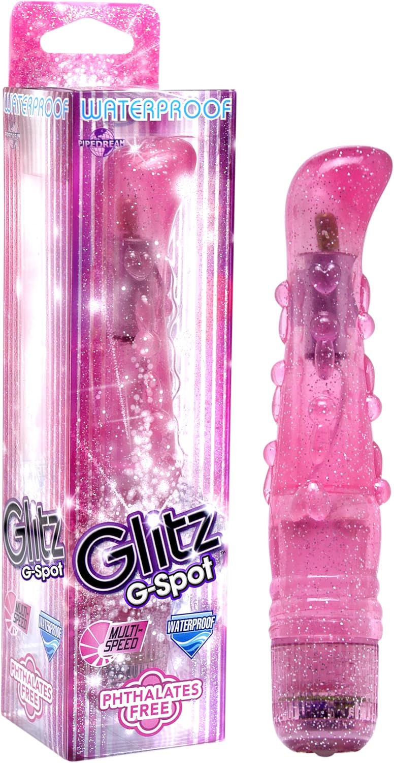 Glitz vibrador punto-g multivelocidad rosa : Amazon.es: Salud ...