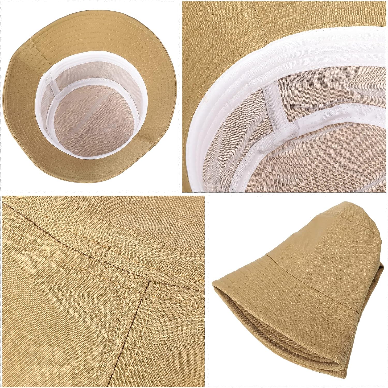 Jiuguva 12 Pack Bucket Sun Hat Bulk for Women Men Multicolor Packable Fishing Hats for Travel Summer - Image 3