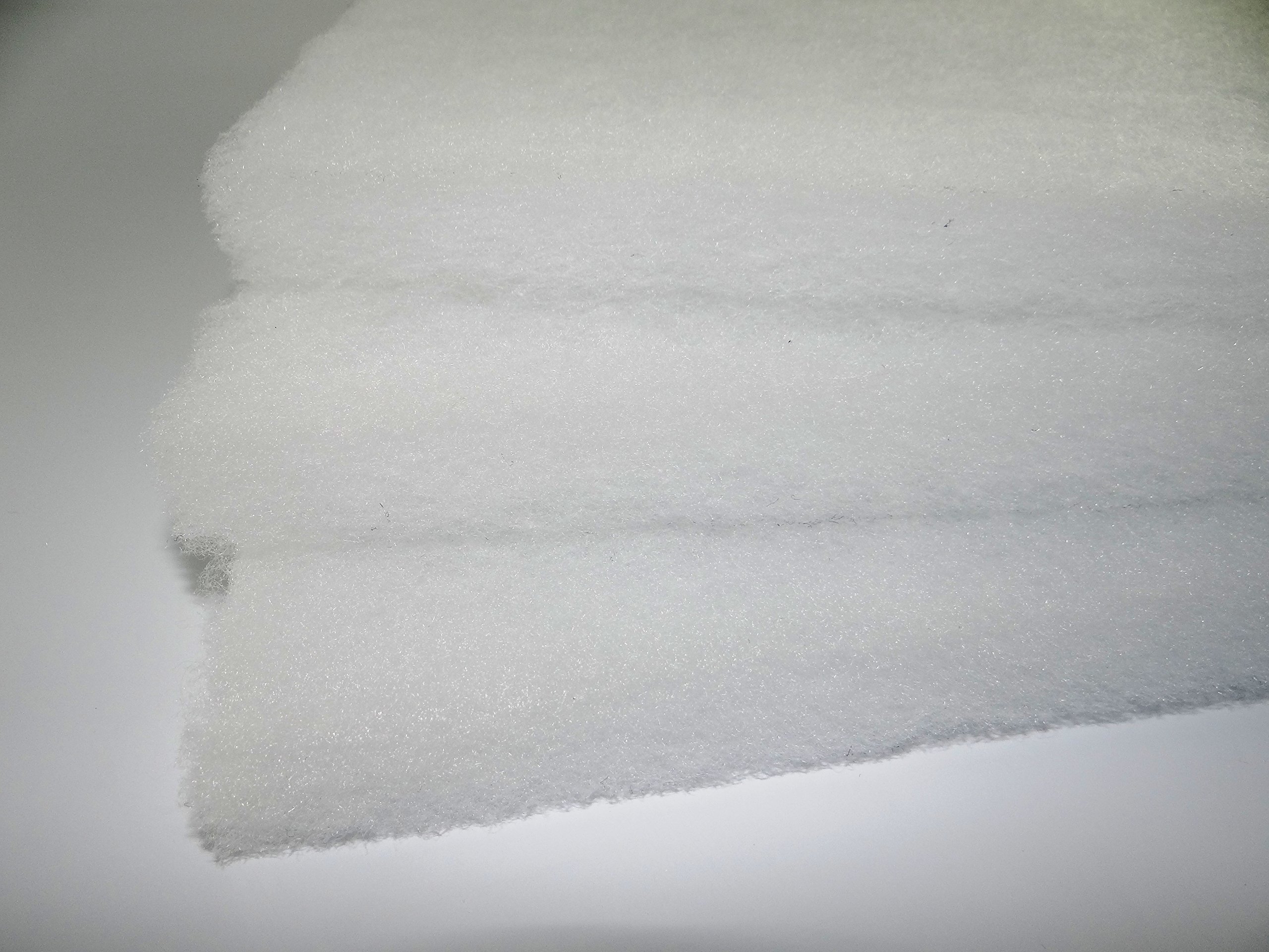 Vliesmatte Class G3 approximately 1 x 1 M Thickness approx. 10–15 MM 200 g / M², Ventilation Extractor FAN Dust Filter Mat Particulate Filter Grobstaubfilter Rauchfilter (covered) to Particle Pre-Filter