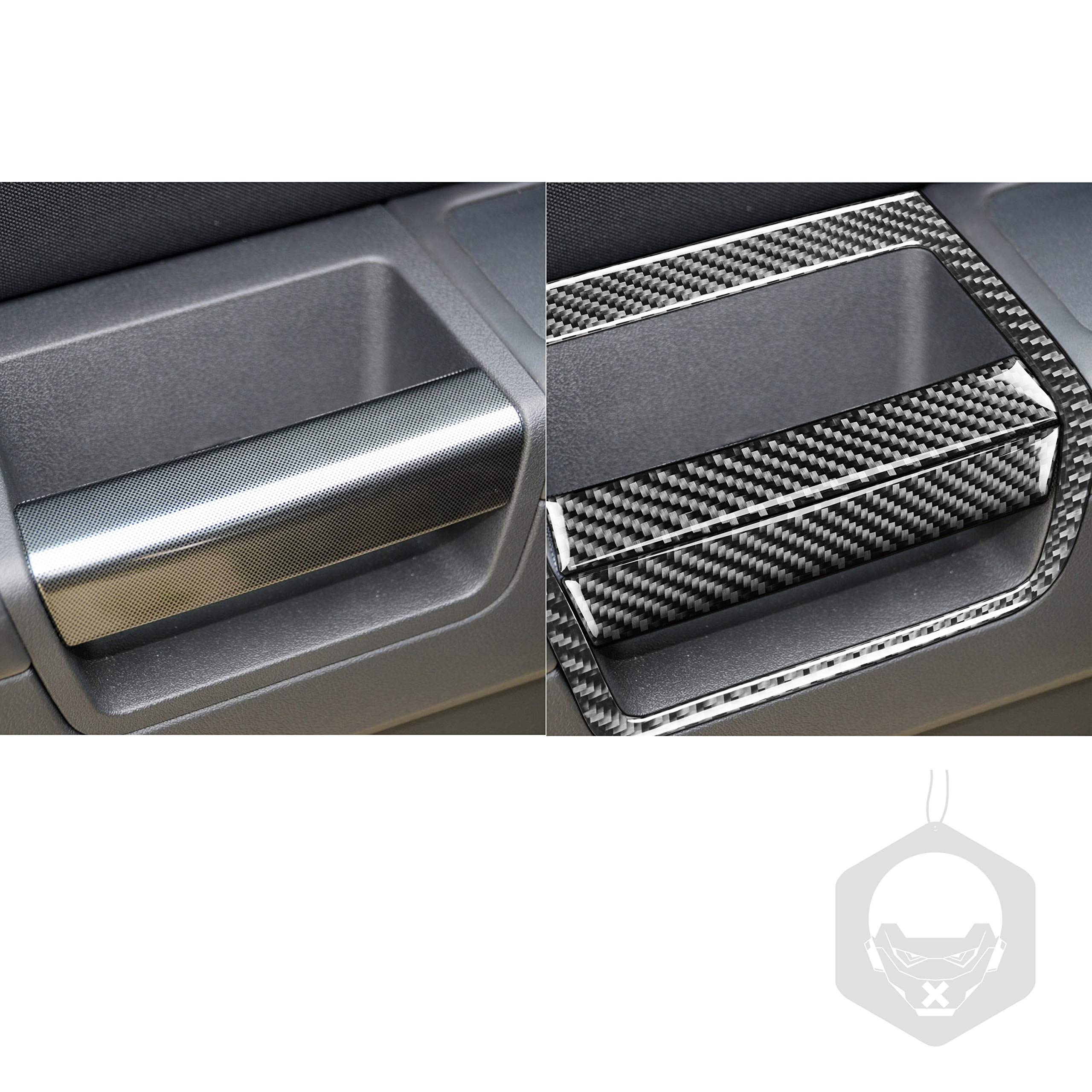 🥇Carbon Fiber Interior Door Handle Accessories Cover Trim For Dodge Challenger - Foto 3