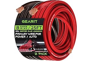 GearIT 8 AWG Electrical Wire for Automotive