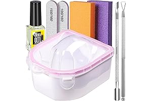 Acetone-Infused Nail Soaking Bowl: Effortless Gel and Dip Powder Removal