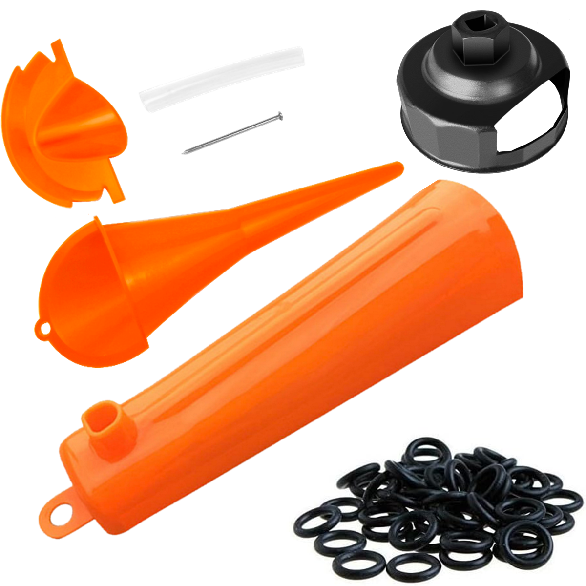 Oil Change Kit for Harley Tool, Oil Filter Wrench, Oil Funnels Set