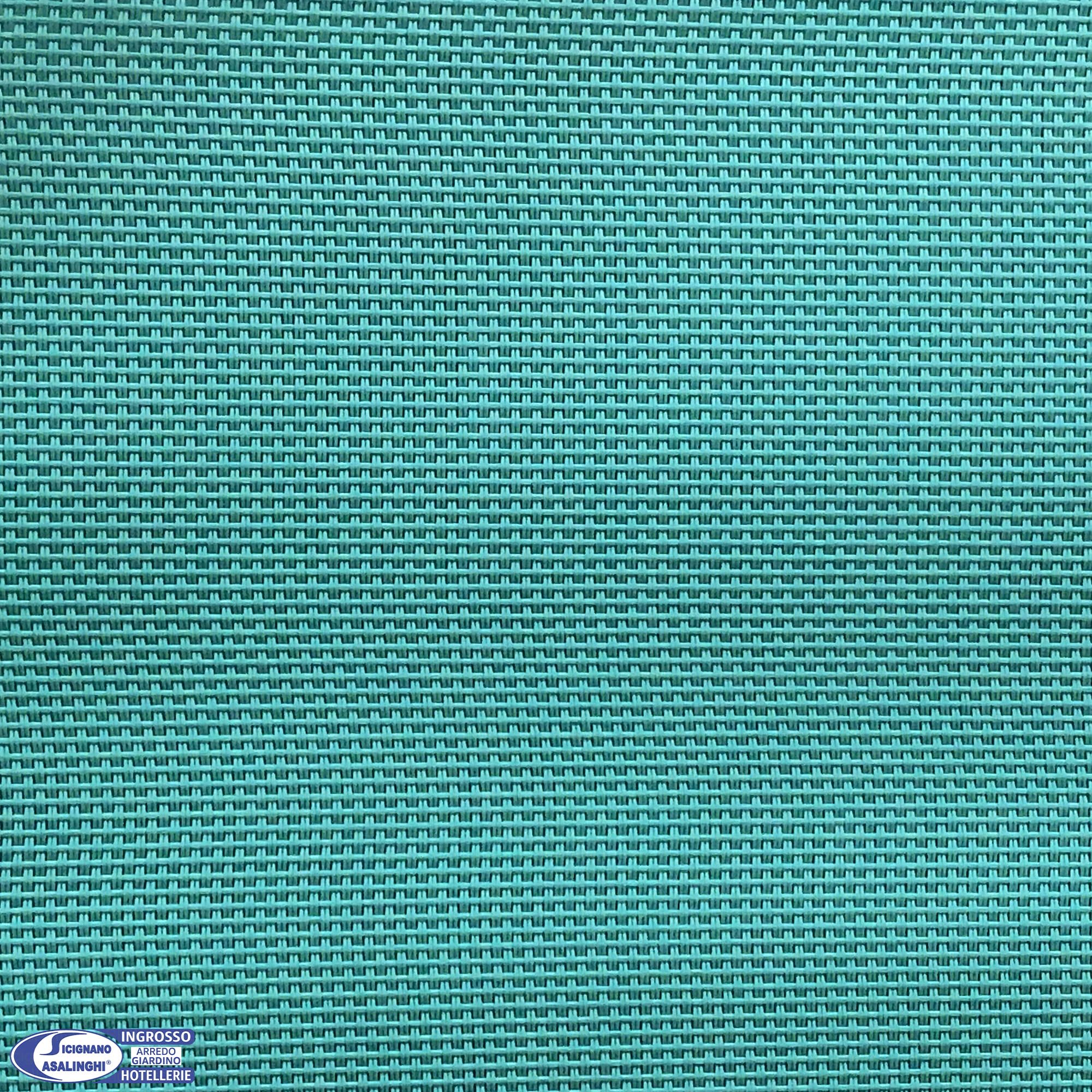Sicignano Sdraio Pieghevole, Spiaggina in Alluminio e Texilene con Braccioli e Poggiatesta, 63 x 55 x 79-61 h cm, Portata 110 kg, per Mare Giardino Campeggio, Turchese