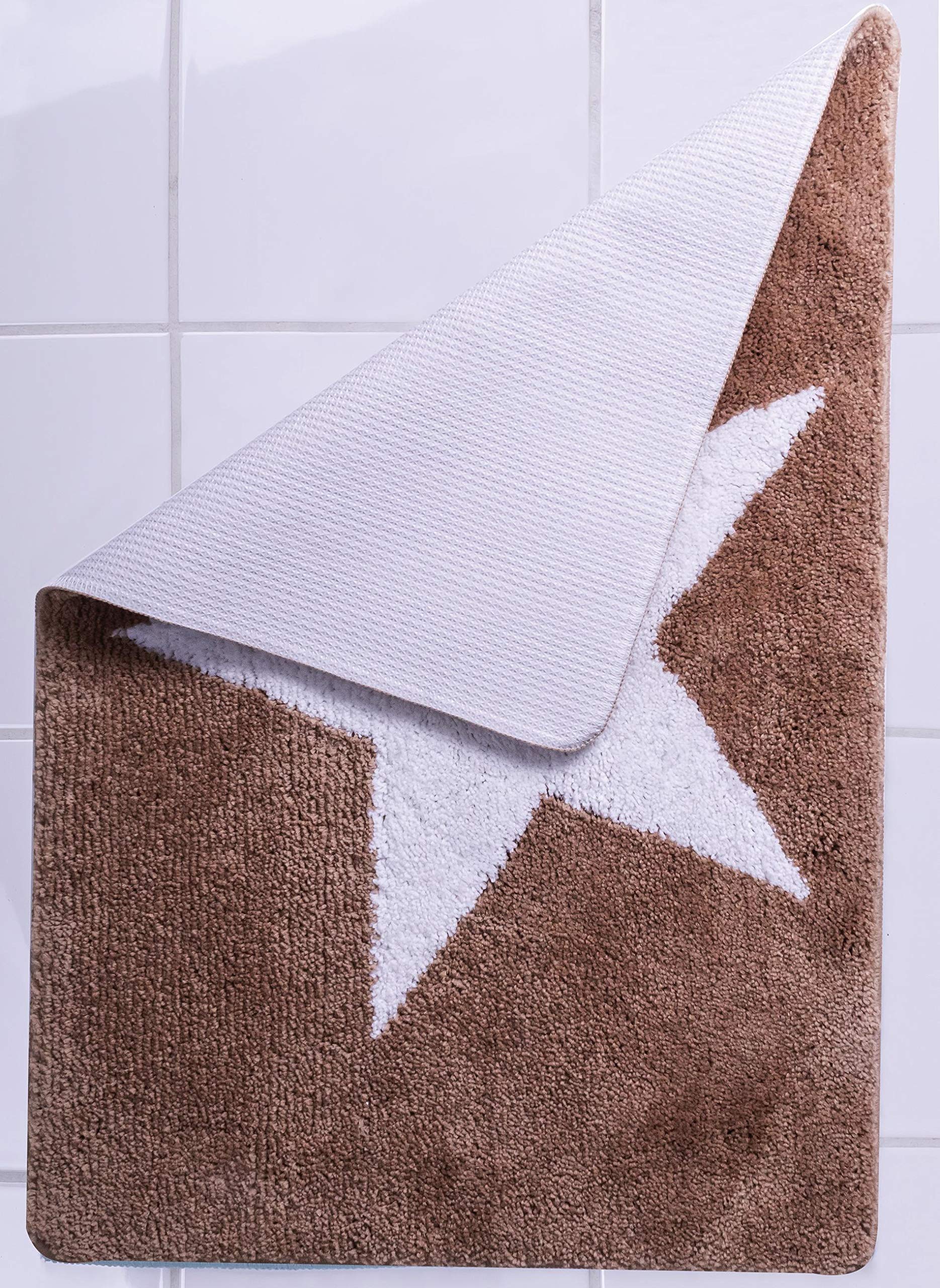 RIDDER Badezimmerteppich Star grau 60x90 cm