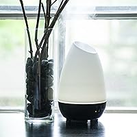 Vista 7 de HealthSmart 500ML Essential Oil Diffuser for Large Rooms, Cool Mist Humidifier and Aromatherapy Diffuser, Adjustable Timer, Mist Mode and 7 LED