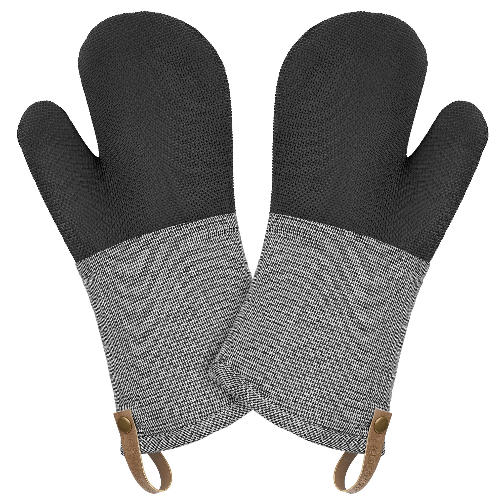 Cuisinart Heritage Kitchen Oven Mitts, Heat-Resistant, 2-Pack, 7"x13"