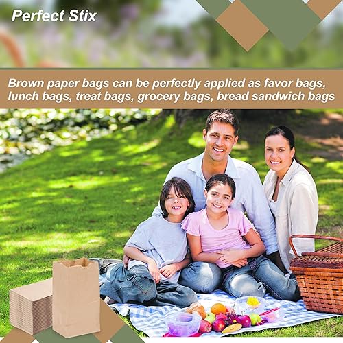 Miniatura 7 de Bolsas de papel marrón de 2 libras, paquete de 500 unidades