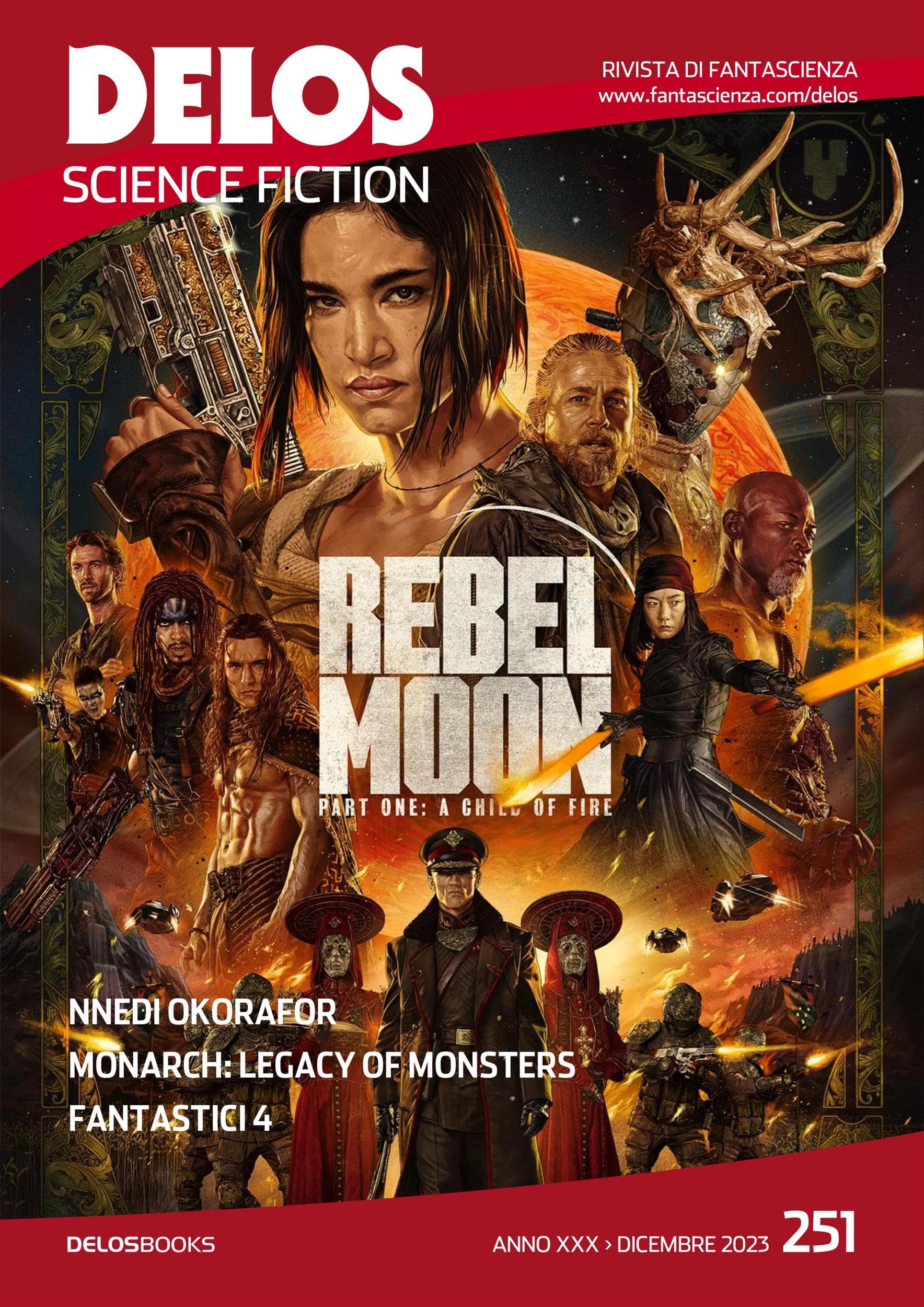 Cover of Delos Science Fiction, #251 - Dicembre 2023