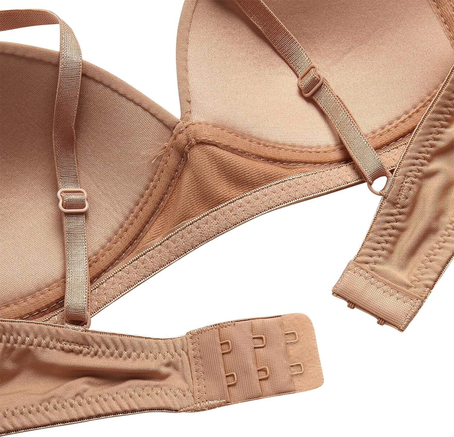 Rene Rofe Girls Bras Set - 2 Pack Adjustable Lightly Padded Bralette Wireless Training Teen Bras for Girls