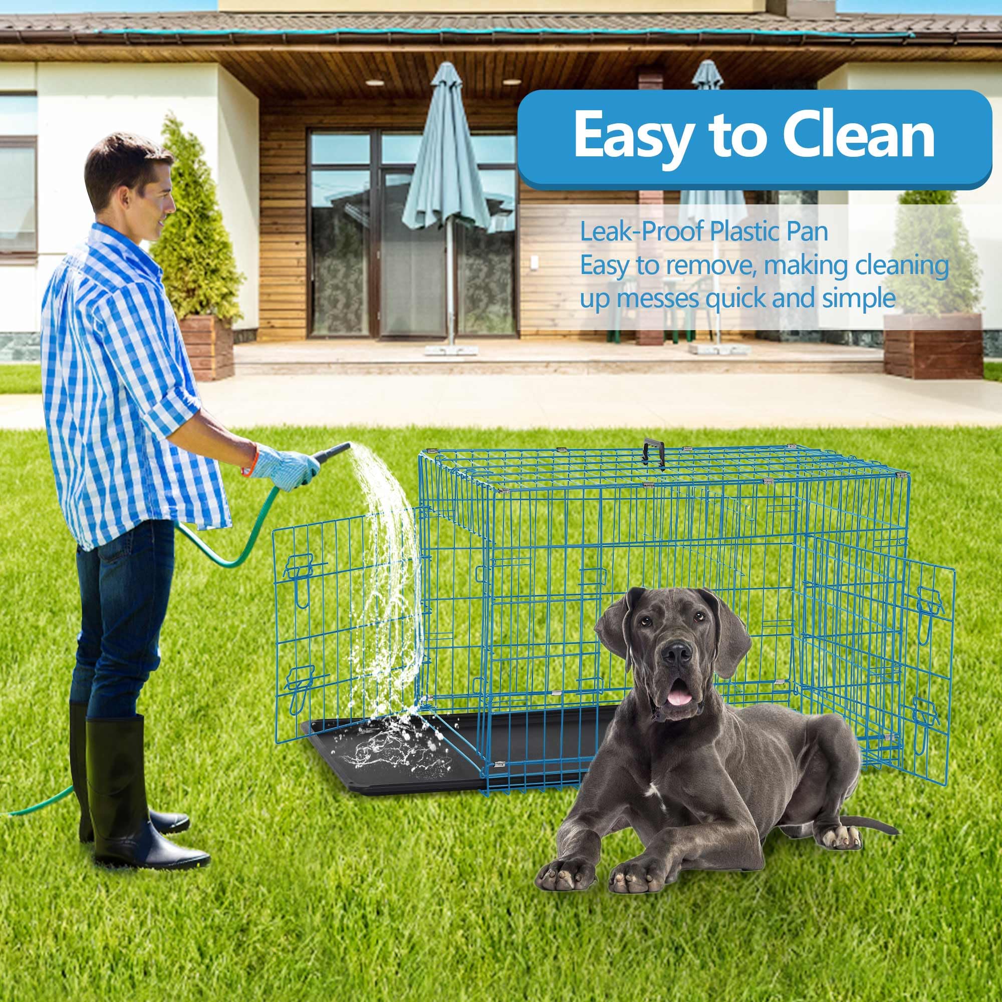 Pet Crate Top Paw Double Door Wire Crate Top Paw 42 Double Door