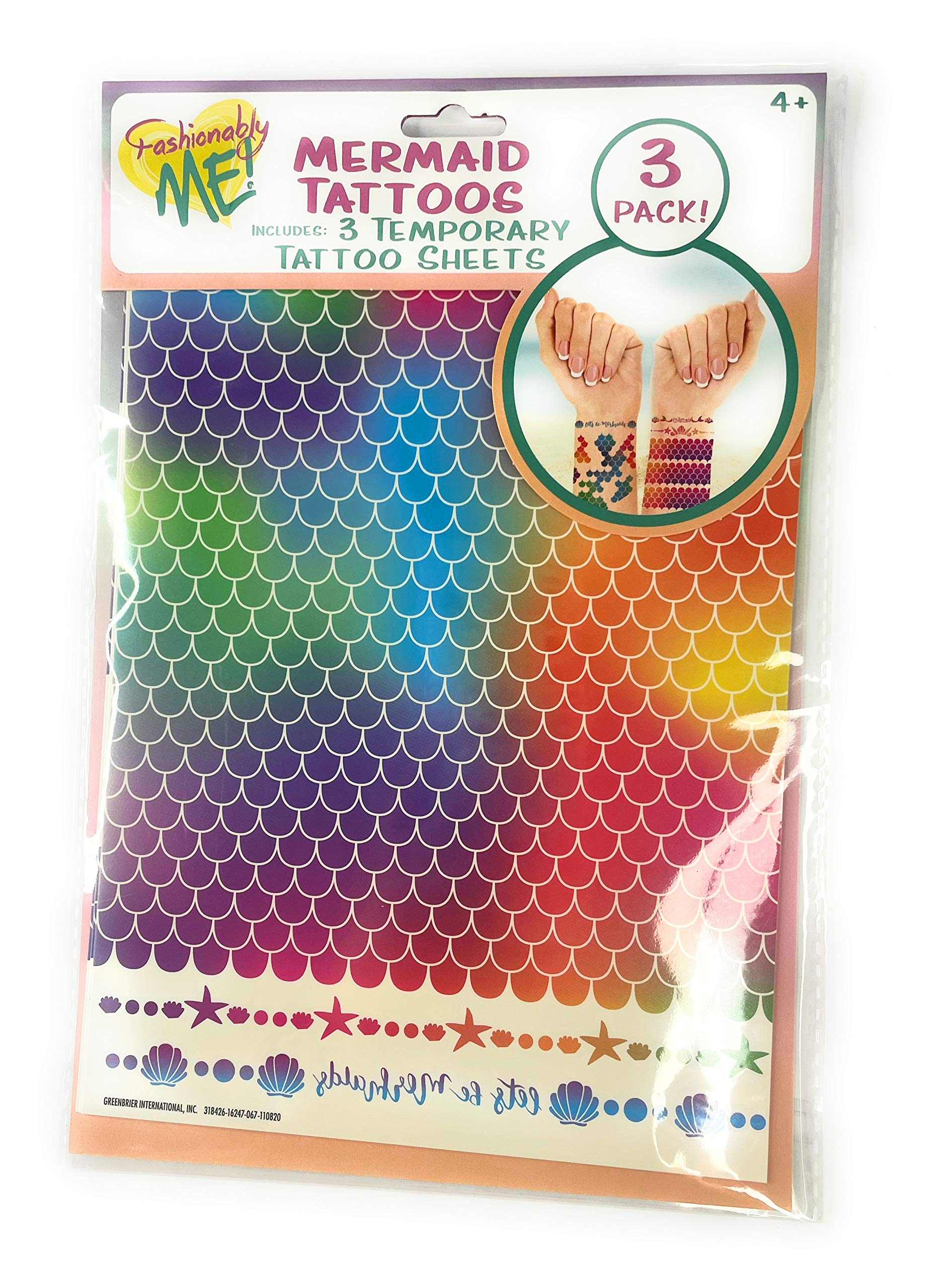 Mermaid Tattoos 3 Tattoos Sheets