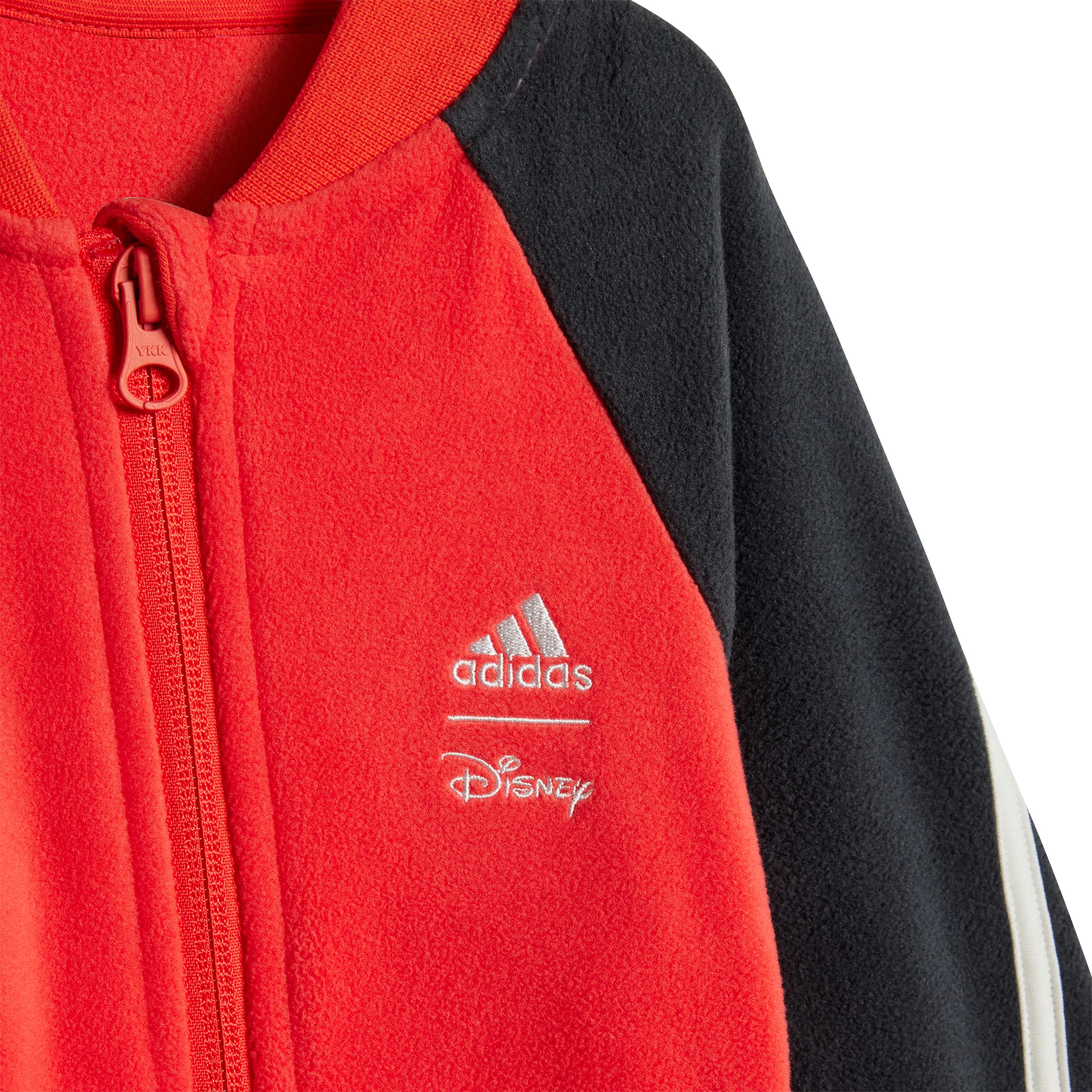 adidas Baby-Mädchen Disney Mickey Mouse Bodysuit Kleinkindschläfer, Hellrot/Carbon/gebrochenes Weiß, 4 Jahre