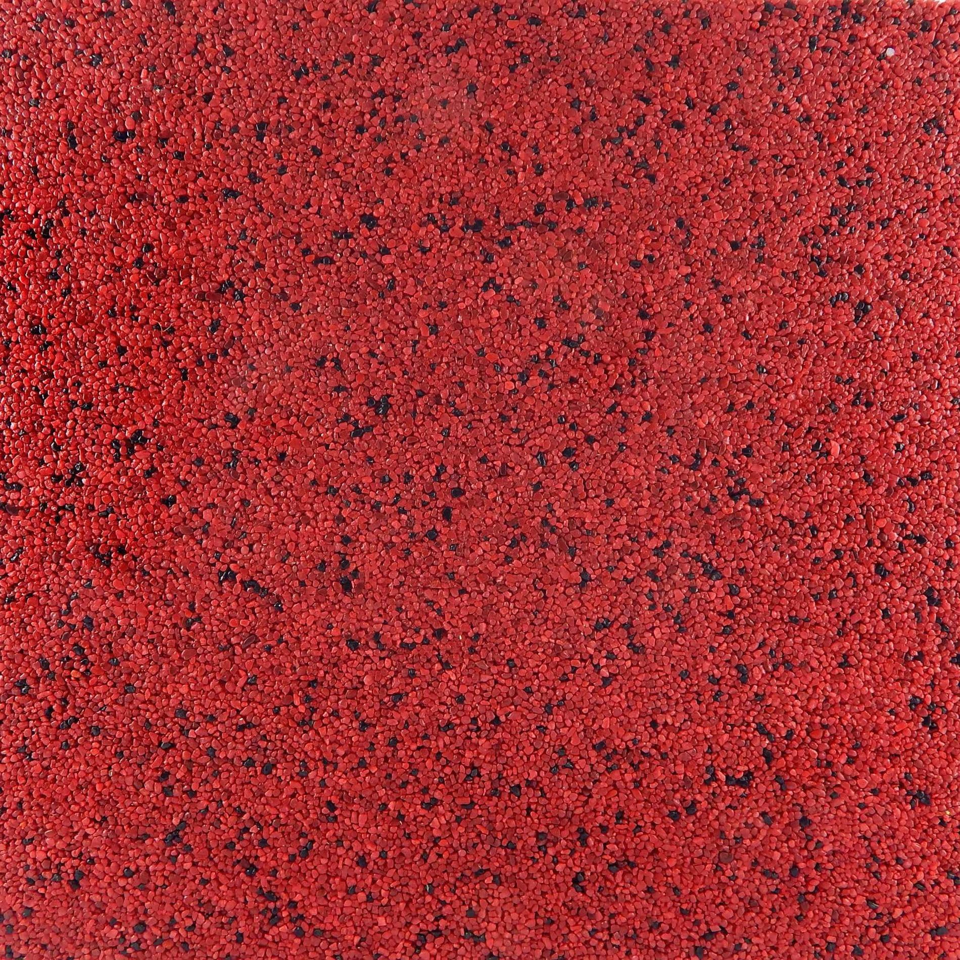 Terralith Buntsteinputz 14kg in rot, Sockelputz für Innen und Außen mit Reinacrylat Bindemittel aus Naturstein, 1-2mm Körnung (BSP05)