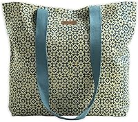 Vista 45 de Maison d' Hermine - Bolsa de lona de algodón reutilizable para mujeres, con asa para el hombro, bolsas a granel para compras y viajes