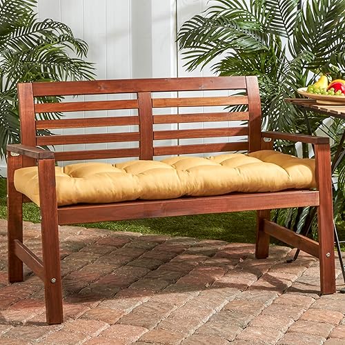 Miniatura 10 de South Pine Porch AMSC4805-FOREST Sunbrella - Cojín para banco o columpio, color verde, 44 pulgadas