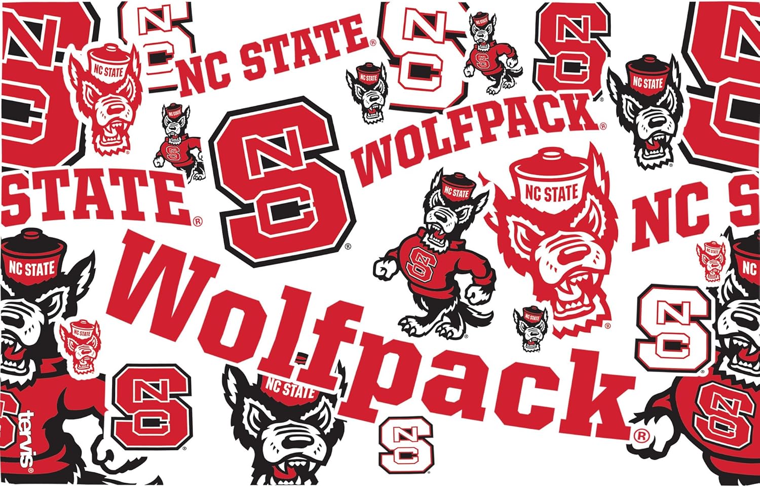 Tervis Made in USA Double Walled North Carolina State Wolfpack Insulated Tumbler Cup Keeps Drinks Cold & Hot, 16oz, All Over - Image 2