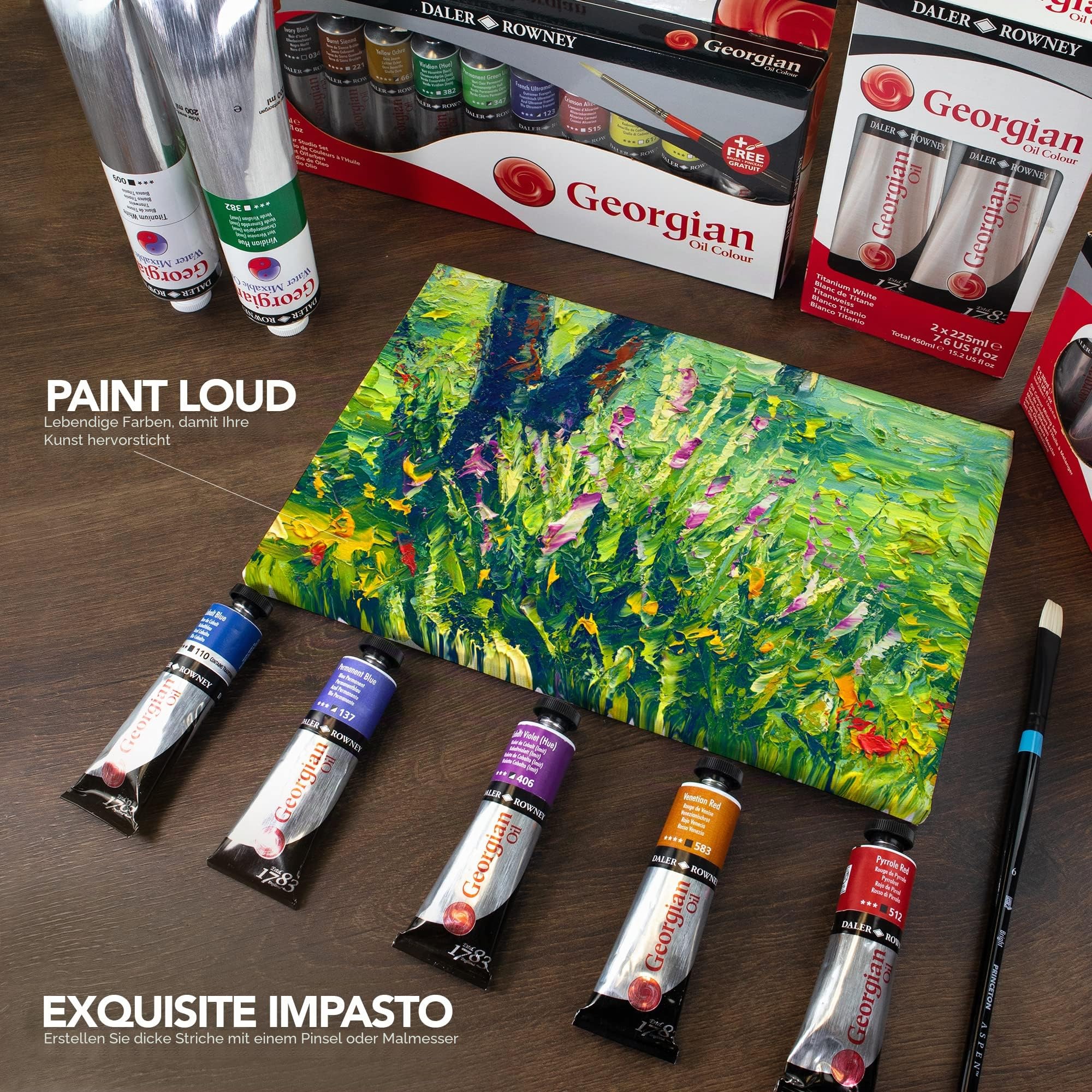 DR Georgian Oil Colour RDAGOCSES Ölfarben-Set