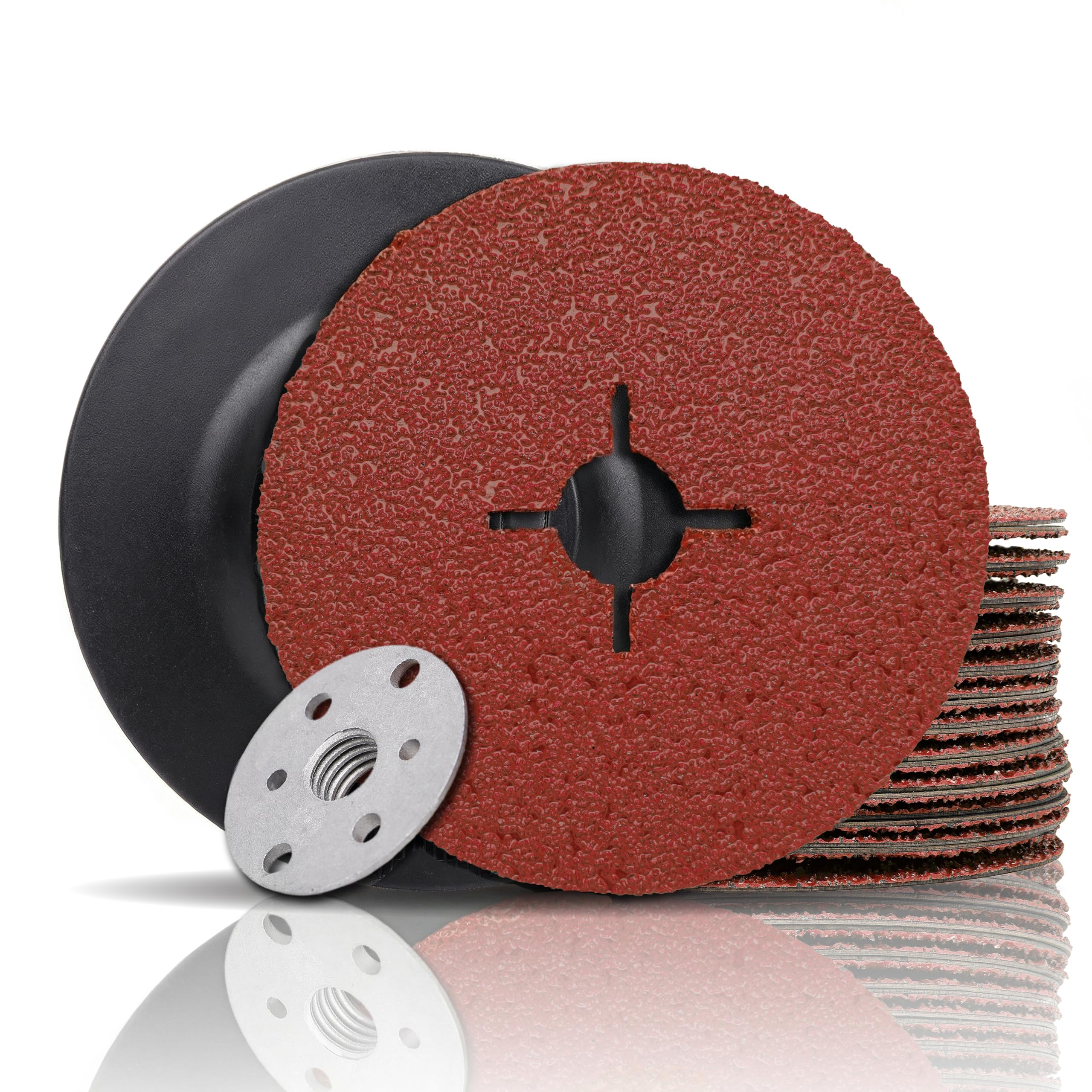 Resin Fiber Sanding Discs - 25 Pack for Angle Grinder -9 Resin Fiber Sanding Discs - 25 Pack for Angle Grinder -9