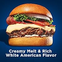 Vista 5 de Kraft Rebanadas de queso americano blanco Deli Deluxe (bolsa de 24 unidades)