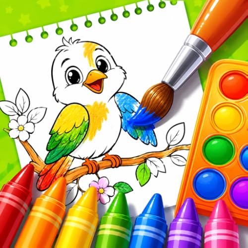 Livre de coloriage d'oiseaux