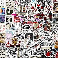 Vista 51 de 100 unidades de calcomanías de ciencias naturales, calcomanías de vinilo para experimentos de química, física y biología, calcomanías de laboratorio