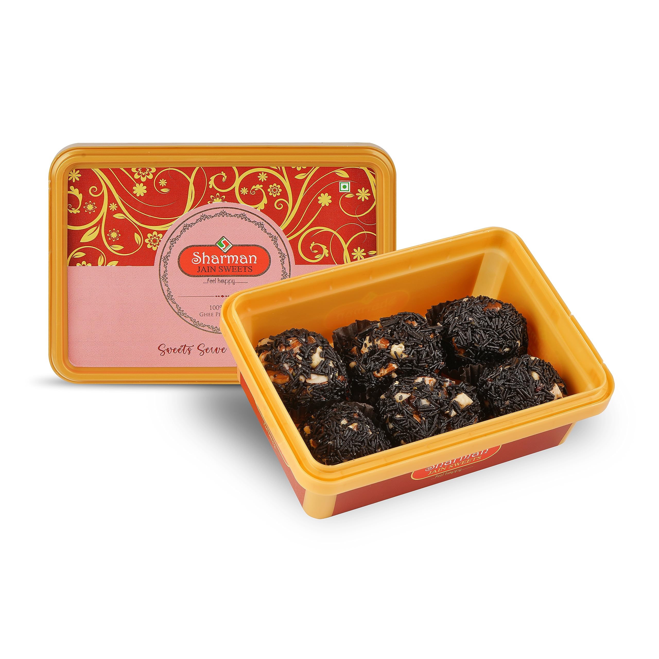 Sharman Jain Sweets - Choco Rose Laddo, (6 Pc)