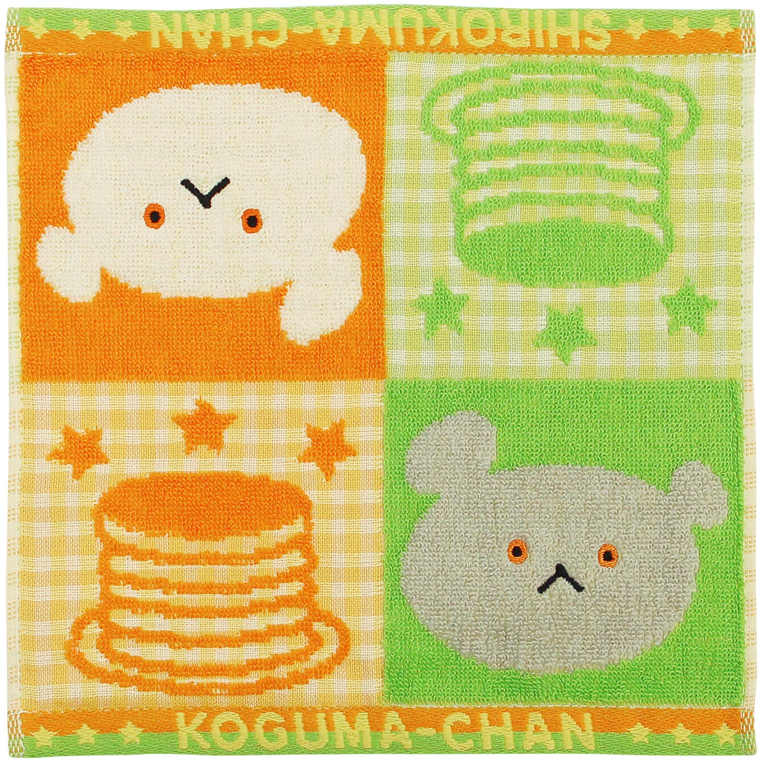 Amazon｜林(Hayashi) タオルハンカチ 約25×25cm こぐまちゃん 三