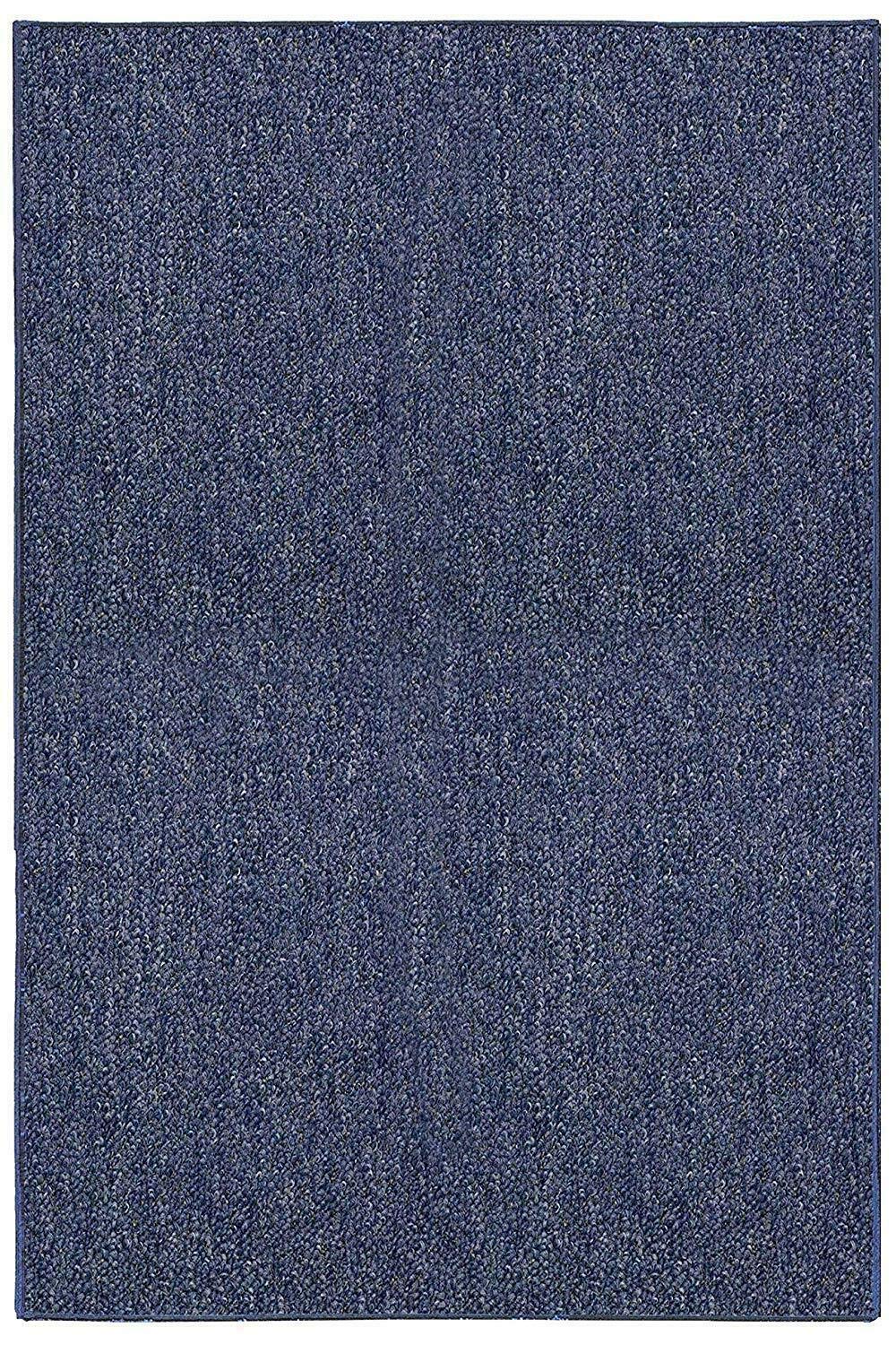 Furnish my Place Modern Indoor/Outdoor Commercial Solid Color Rug - Violet, 3' x 4', Pet and Kids Friendly Rug. Made in USA, Rectangle, Area Rugs Great for Kids, Pets, Event, Wedding
