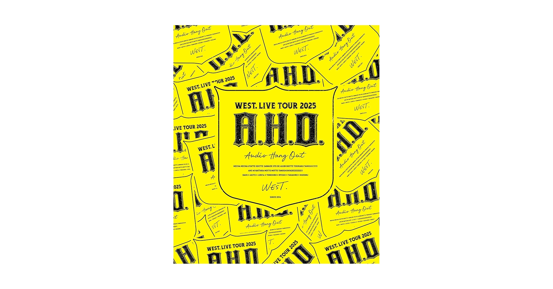 WEST. A.H.O. CD セット Blu-ray 3形態同時購入Blu-rayセット》A.H.O.-Audio Hang Out-(初回盤 A+