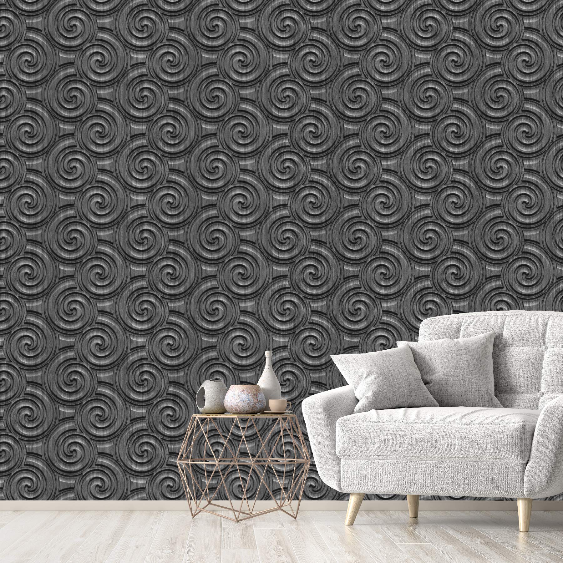 Asian Paints EzyCR8 Shells 3D Design Wallpaper| Self Adhesive Wallpaper (45x300cm)| DIY Wall Decor|Water-Resistant| Living Room|Puja Room| Multi Surface Application, Kids Room, Play Room (B08QJH77LW) Amazon Price History, Amazon Price Tracker