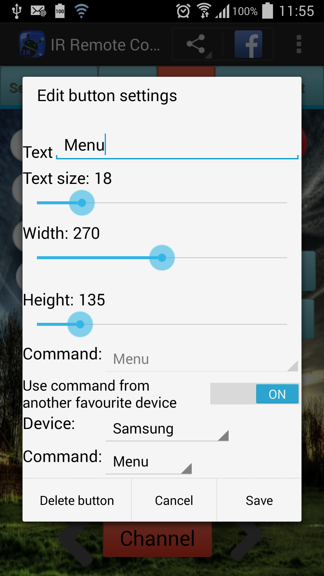IR Remote Control App on Amazon Appstore