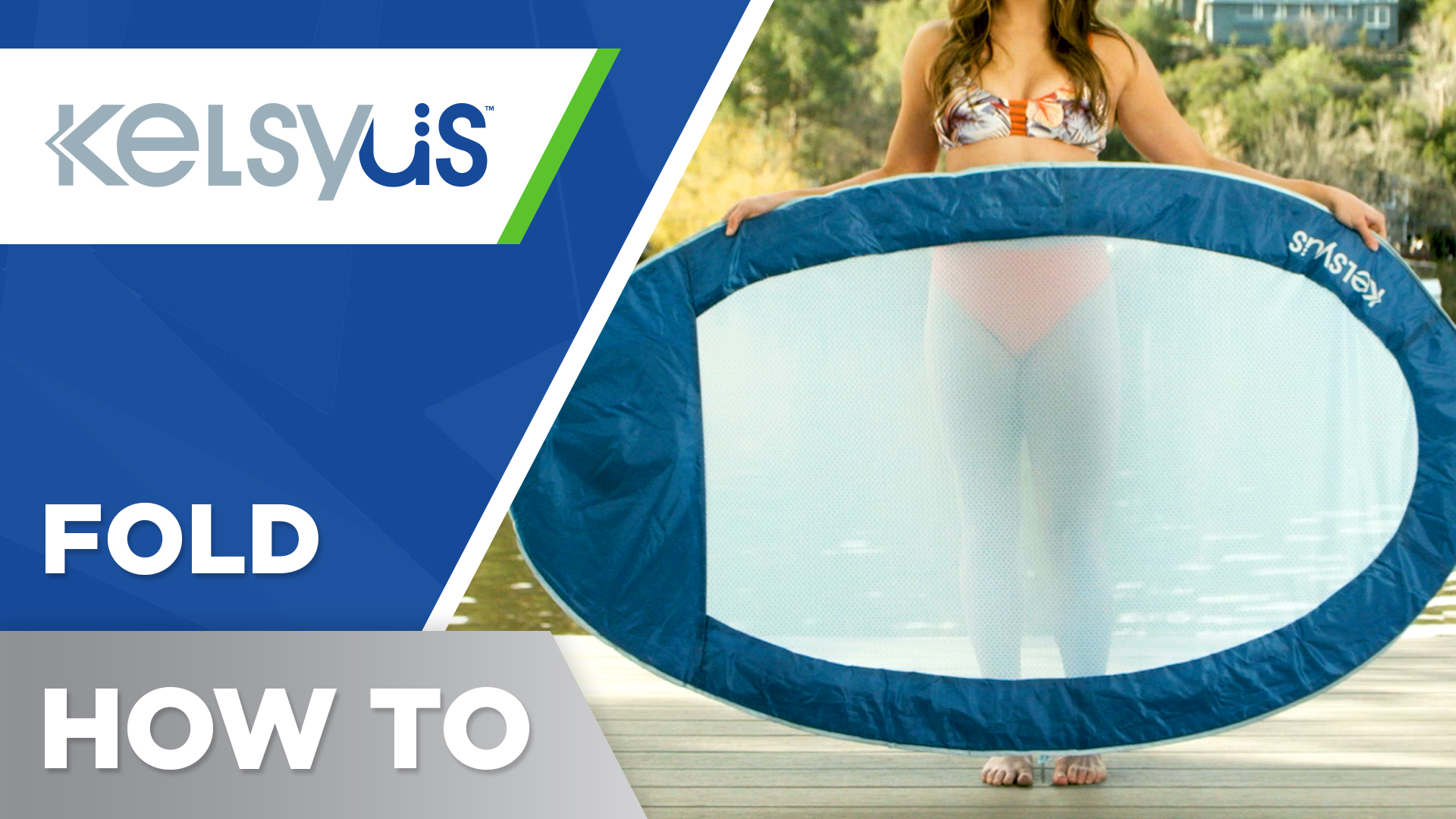 Watch Kelsyus Floating Hammock How-To Fold on Amazon Live