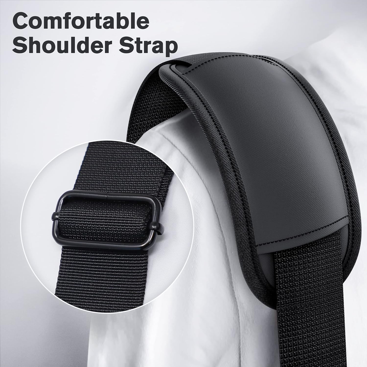 rooCASE Normandie Laptop Shoulder Bag - Carrying Case Messenger Bag with Strap Fits 15.6 inch Laptop and Tablet